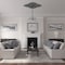 Ekena Millwork Piedmont Medallion (Canopies up to 6 1/2"), 67 1/8"W x 48 5/8"H x 1 7/8"P, Athenian Green Crackle CM67PEAGC - alternate 4